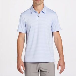 Vrst Men's sz Small Purple Blossom Yarn Dyed Golf Polo T-Shirt New